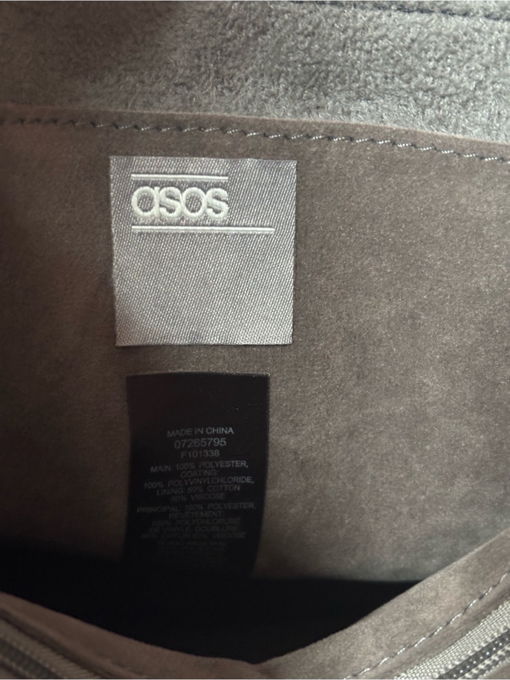 ASOS black backpack - Picture 3 of 9